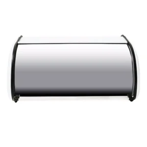 Honey-Can-Do Retro White Rolltop Bread Box