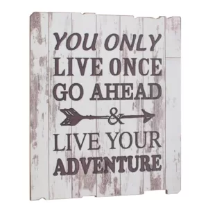 Stonebriar Collection 15.5 in. x 15.5 in. Weathered White Wood