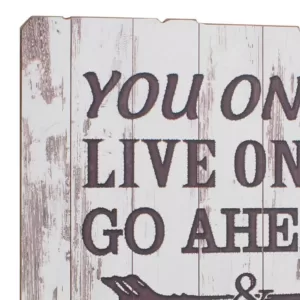 Stonebriar Collection 15.5 in. x 15.5 in. Weathered White Wood