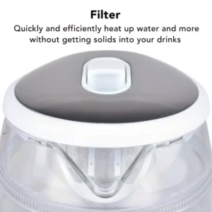 Tribest 6-Cup White Raw Tea Kettle