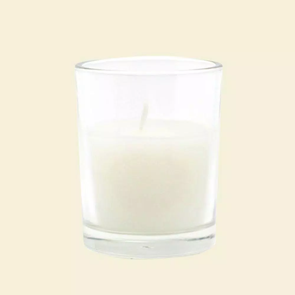 Zest Candle 2 in. White Citronella Round Glass Votive Candles (12-Box)