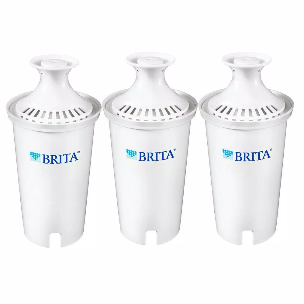 Brita Replacement Water Filter Cartridge for Water Pitcher and Dispensers (3-Pack), BPA Free
