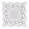 Heritage Lace Woodland 36 in. W x 36 in. L White Floral Polyester Table Topper