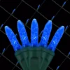 Wintergreen Lighting 48 in. x 72 in. 100-Light M5 LED Blue Net Light Set