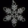Wintergreen Lighting 24 in. 236-Light LED Cool White Diamond Branch Hanging Snowflake Decor