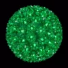 Wintergreen Lighting 7.5 in. 120-Light LED Green Decorative Starlight Sphere