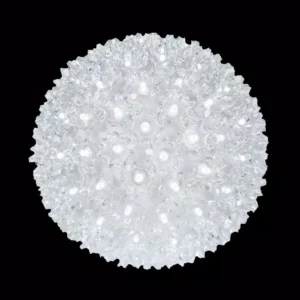 Wintergreen Lighting 6 in. 70-Light LED Cool White Twinkle Starlight Sphere