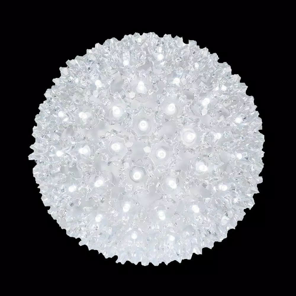 Wintergreen Lighting 6 in. 70-Light LED Cool White Twinkle Starlight Sphere