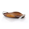 Nambe Bella Wood Handled Tray