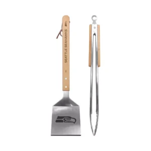 sportsvault Seattle Seahawks 2-Piece BBQ Utensil Set