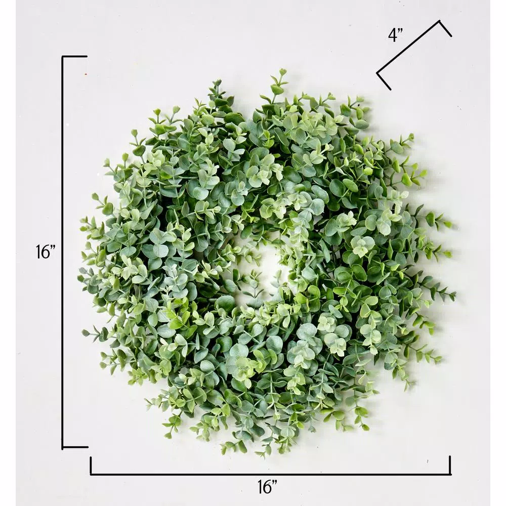 Worth Imports 16 in. Eucalyptus Wreath