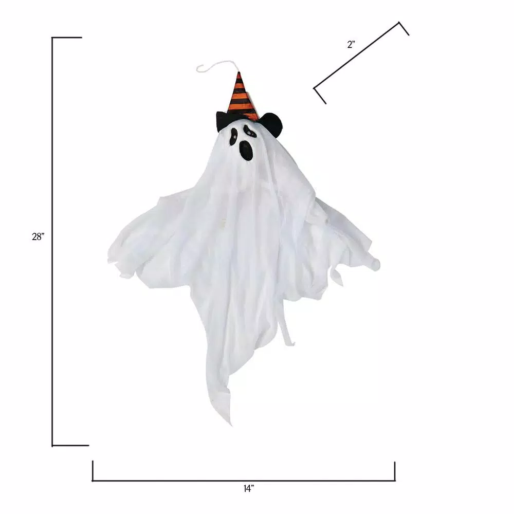 Worth Imports 28 in. Halloween Light Up Hanging Ghost (Set of 2)
