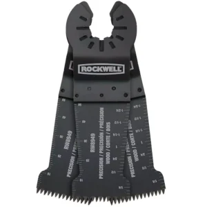 Worx 1-1/8 in. Precision Wood End Cut Blade for Oscillating Multi-Tools (3-Pack)
