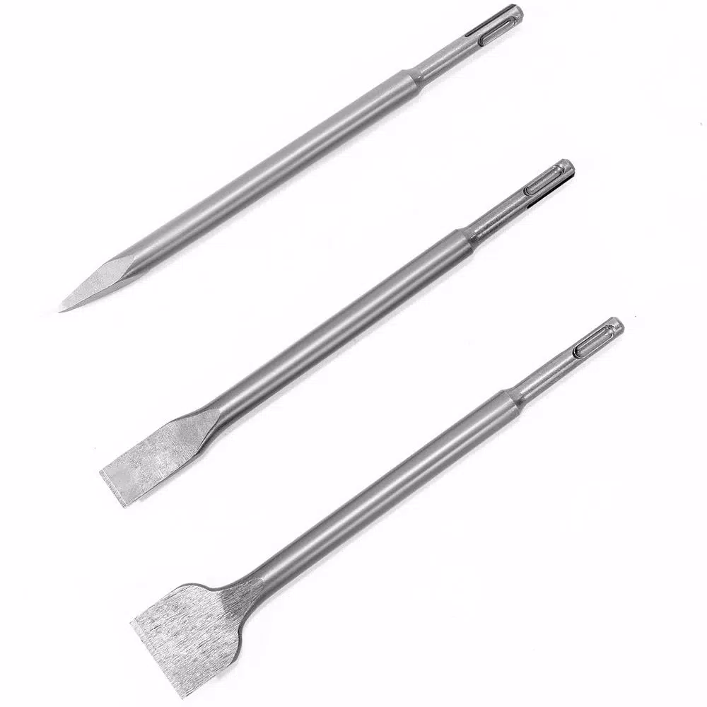 XtremepowerUS 3/8 in. x 10 in. SDS-Plus High Carbon Steel Masonry Rotary Hammer Bit Set (3-Piece)