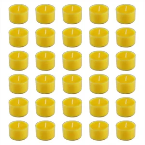 LUMABASE Extended Burn Citronella Tealights Candles (30-Count)
