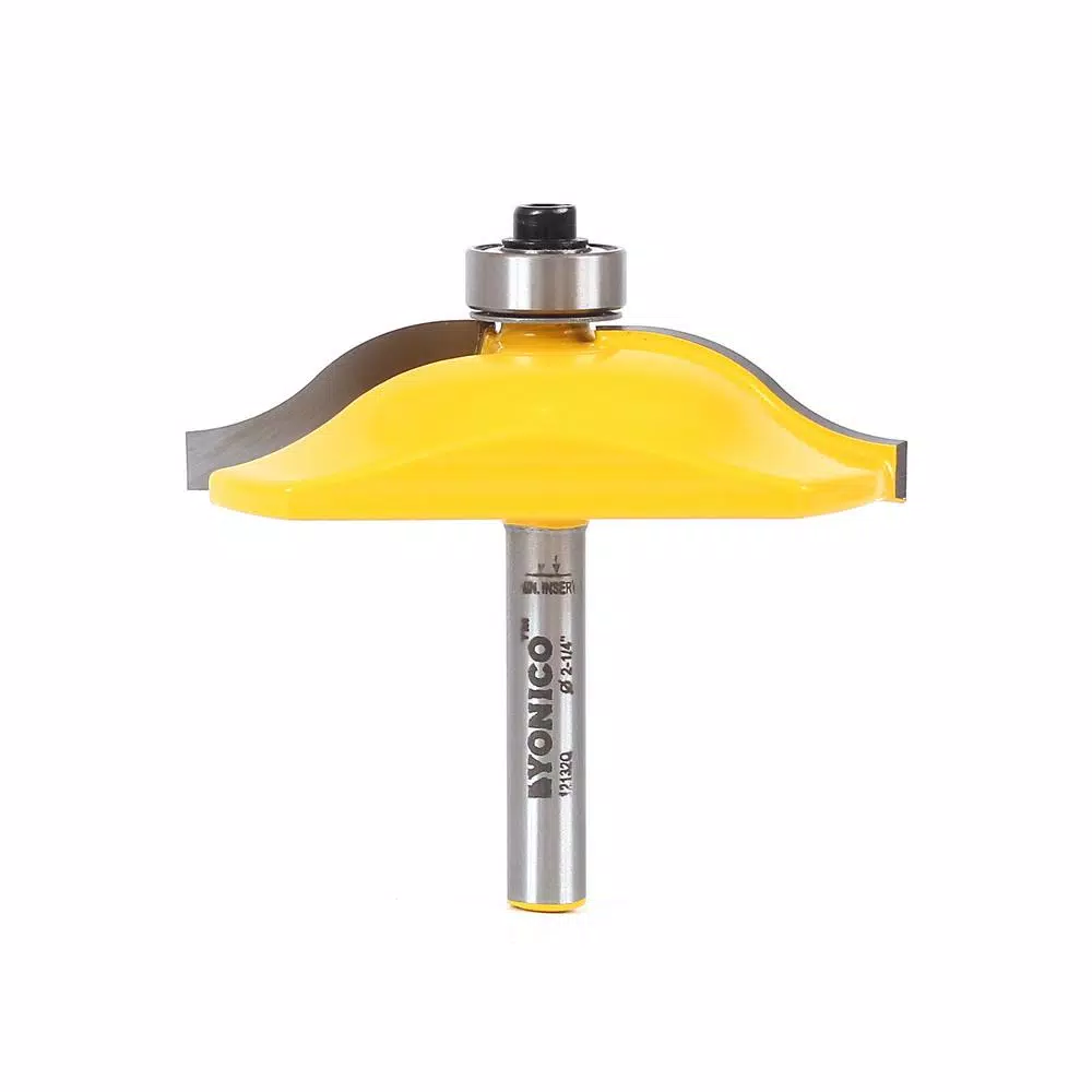 Yonico Mini Raised Panel Ogee 1/4 in. Shank Carbide Tipped Router Bit
