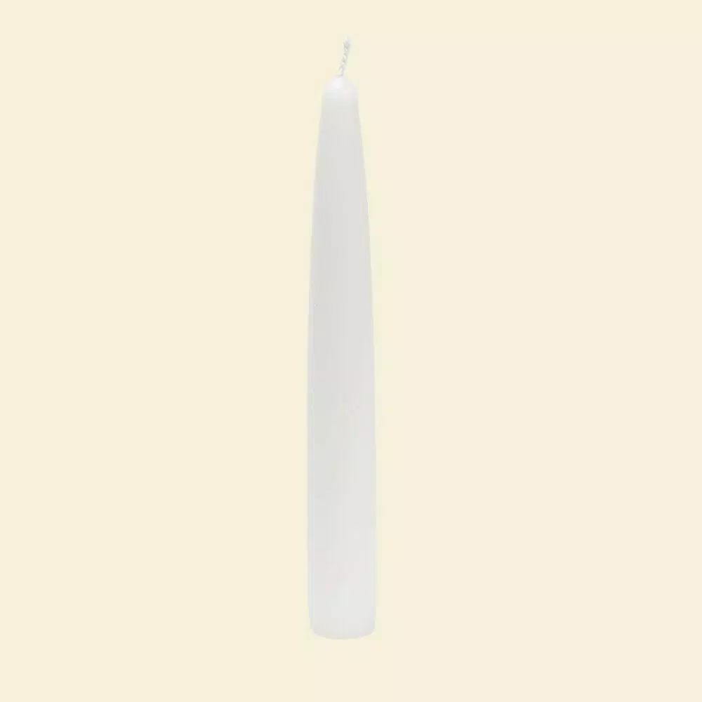 Zest Candle 6 in. White Taper Candles (12-Set)