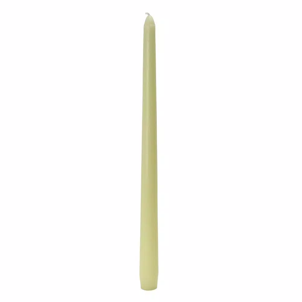 Zest Candle 12 in. Ivory Taper Candles (12-Set)