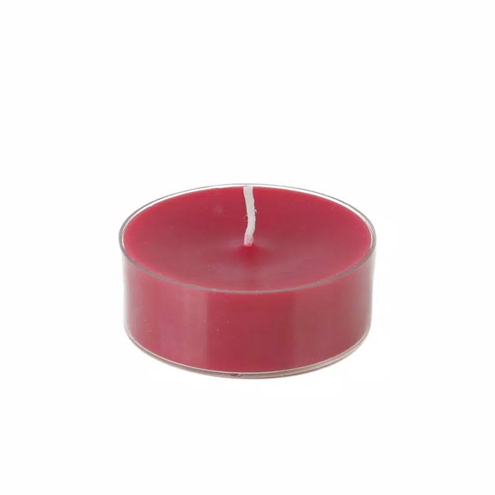 Zest Candle 2.25 in. Red Mega Oversized Tealights (12-Box)
